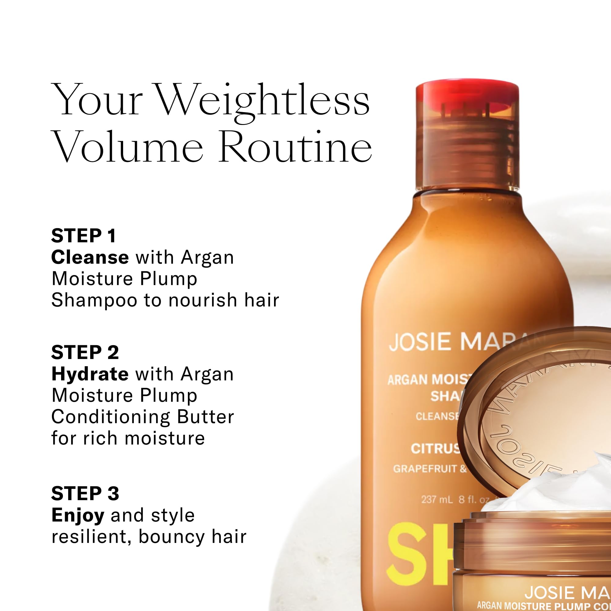 Amazon.com : Josie Maran Love is in the Hair Kit - Includes Argan
